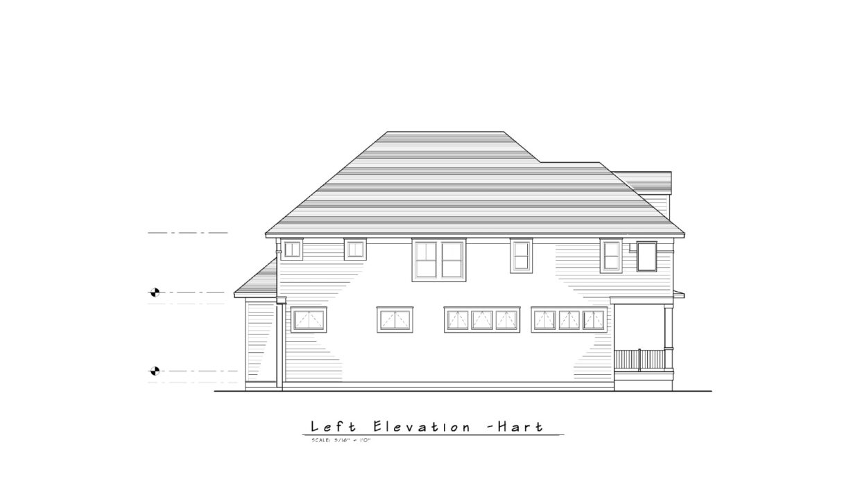 Hart 4 left elevation
