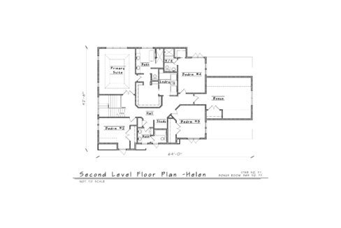 Helen 3 Second Level Floor Plan