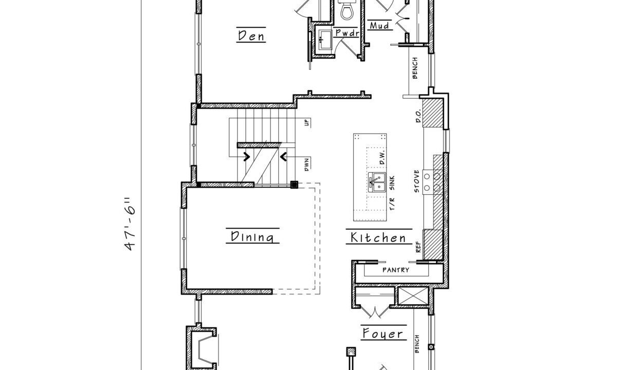 Urban 2 Main level floor plan