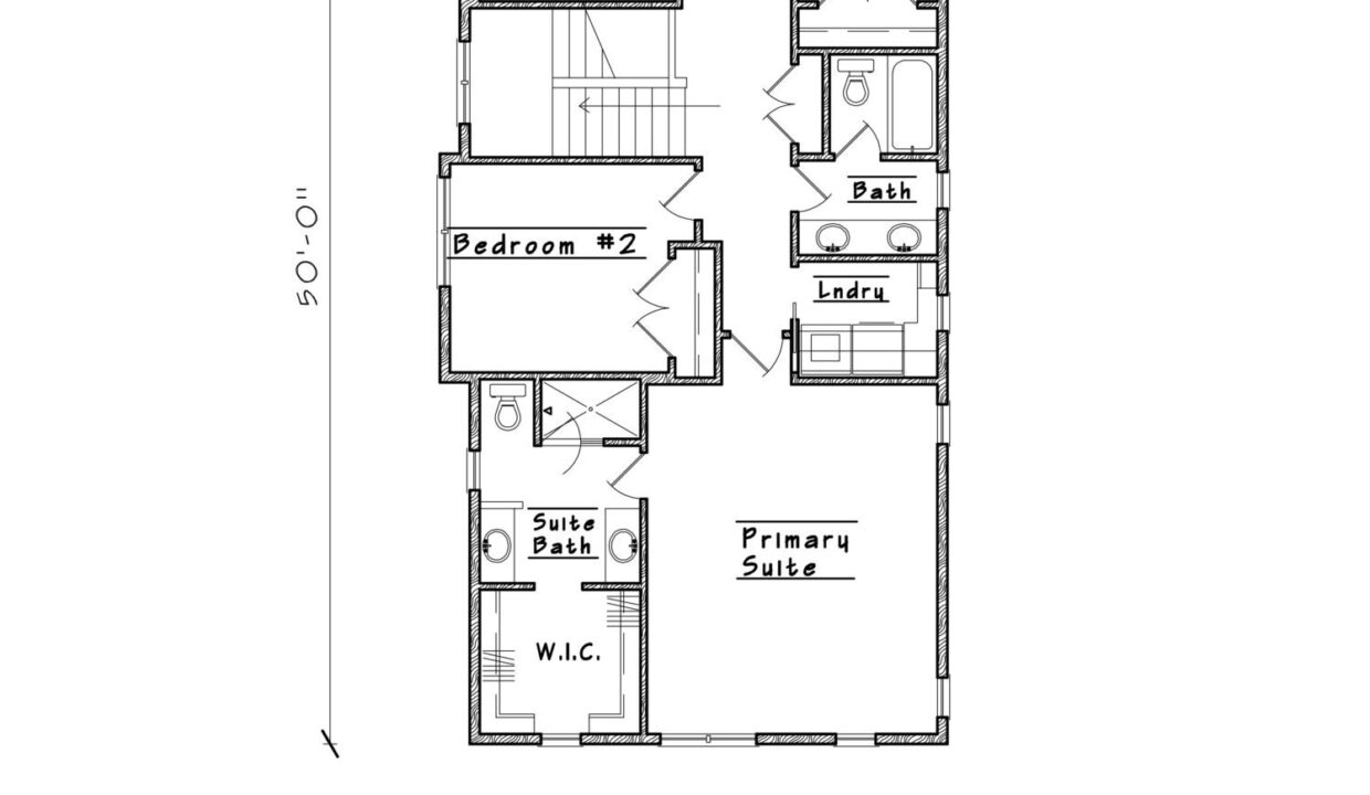 Urban 3 Second level floor plan
