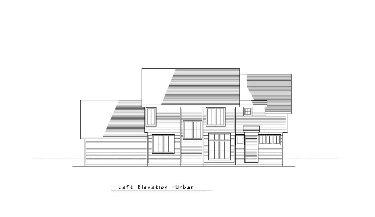 Urban 4 Left Elevation