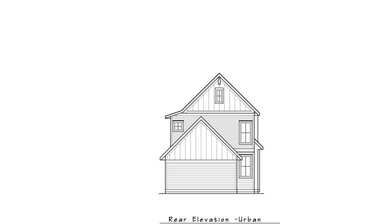 Urban 6 Rear Elevation
