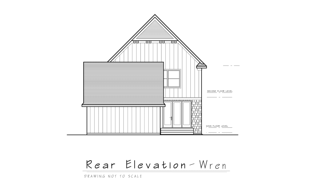 Wren 6 rear elevation
